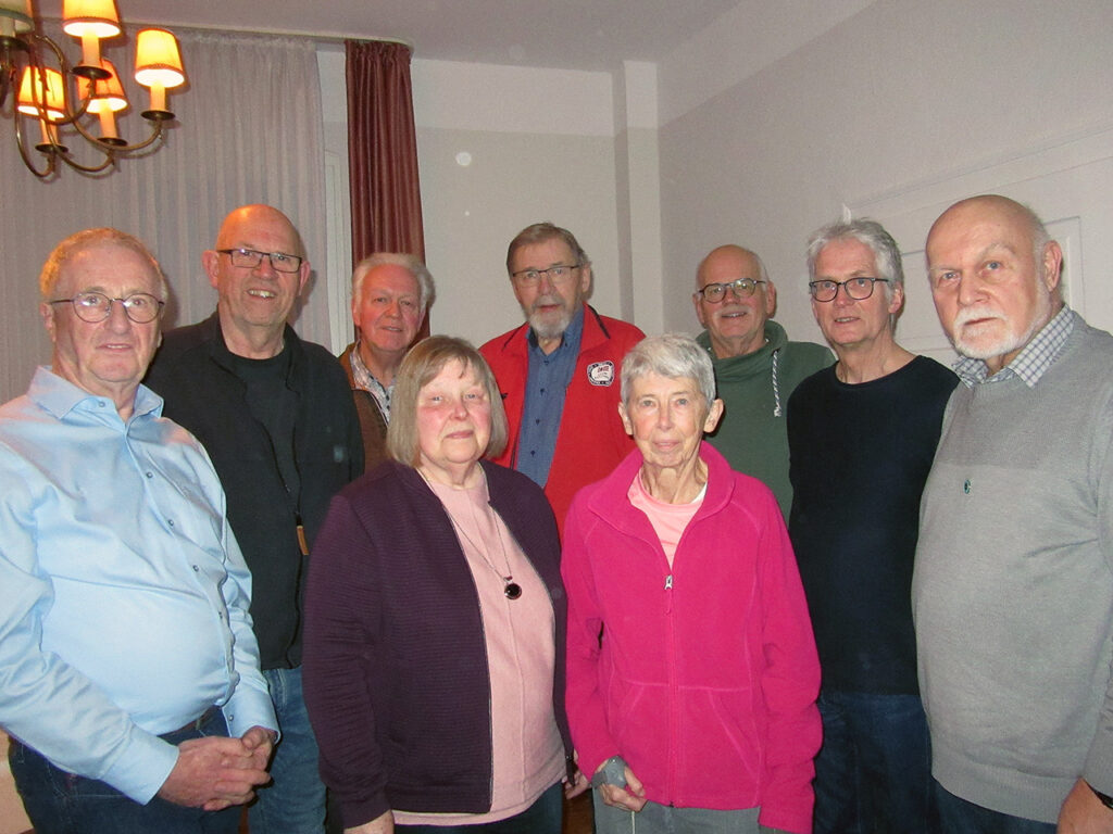 Die Vorstände des Heimatvereins Recke und der Heimatgemeinschaft Altwilmsdorf haben gemeinsam getagt